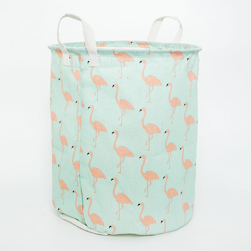 Green Flamingo Laundry Basket Laundry Baskets Singapore LuluHome SG