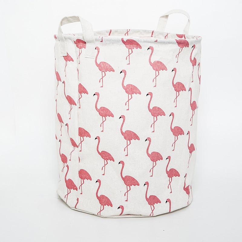 White Flamingo Laundry Basket Laundry Baskets Singapore LuluHome SG