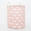 Pink Bear Laundry Basket