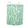 Green Tableware Laundry Basket