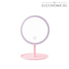 LULUHOME Intelligent Makeup Mirror LED Portable Folding Light Mirror Light Adjustable Mirror