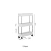 LULUHOME 2/3/4 Layers Storage Rack Fridge Side Shelf Organizer Slim Space Saving Kitchen Bathroom