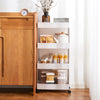 LULUHOME 2/3/4 Layers Storage Rack Fridge Side Shelf Organizer Slim Space Saving Kitchen Bathroom