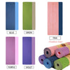 LULUHOME TPE Double-Layer Double-Color Non-slip Yoga mat Guide Line Position Line