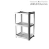 LULUHOME Nordic Style Multipurpose Shelf for Kitchen Bathroom living room 3 Tiers Rack